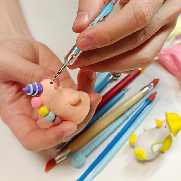 Polymer Clay Tools, Modeling Dotting Tools, Pottery Tools Kit - Image 2