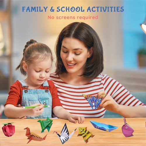 Origami Kit for Kids Ages 5-16, 116 pages with 54 Patterns & Instruction Book | Origami Paper Kit for Beginners & Advanced | Arts & Crafts Toys for Girls & Boys Ages 8-12 | Birthday & Christmas Gifts - Image 6