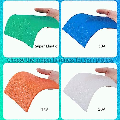 BBDINO Silicone Mold Making Kit 30A 4.4 lbs Translucent, High Strength Liquid Silicone Rubber for Molds Making,1:1 By Volume Ideal for Casting Resin/Silicon/Soap/Concrete Molds - Image 3