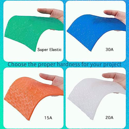 BBDINO Silicone Mold Making Kit 30A 4.4 lbs Translucent, High Strength Liquid Silicone Rubber for Molds Making,1:1 By Volume Ideal for Casting Resin/Silicon/Soap/Concrete Molds - Image 3