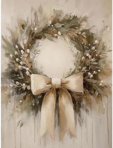 BAWKENTON Christmas Paint by Numbers Kits for Adults Beginner by BAWKENTON