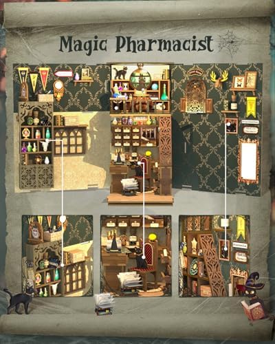 Cutefun Book Nook Kit, DIY Miniature Dollhouse Booknook for Adults - Image 6