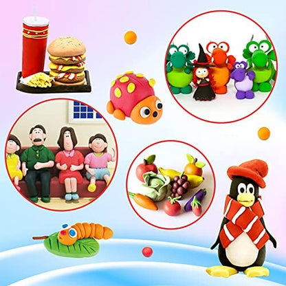 ESSENSON Air Dry Clay, 136 Colors, Ages 3-12 - Image 5