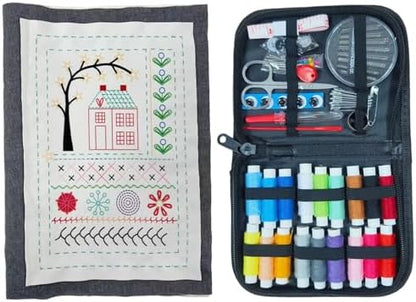 Chewtoyo Stitching Book Kit, Linen Fabric, English Instructions, Adults by Chewtoyo