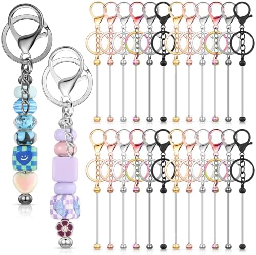 Tondiamo 24 Pcs Beadable Keychain Bar by Tondiamo