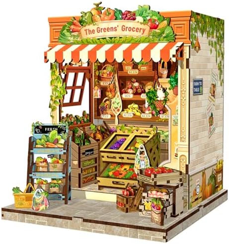 Fsolis Book Nook Kit - DIY Miniature House Kit for Adults by FsolisDIYDollhouse