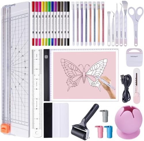 GO2CRAFT 37Pcs Essential Tool Set, for Vinyl Crafting, Starter Kit by GO2CRAFT