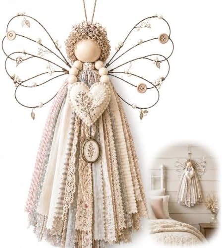JMHKKUJ Angel Fabric Hanging DIY Kit, Macrame Wall Weaving Craft by Unknown