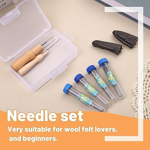 Yizzvb 82 Pcs Needle Felting Kit, 4 Sizes Needle Felting Needles - Image 3