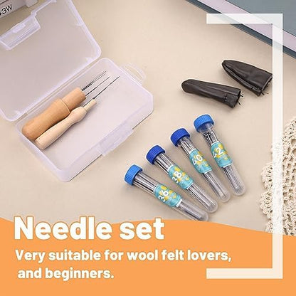 Yizzvb 82 Pcs Needle Felting Kit, 4 Sizes Needle Felting Needles - Image 3