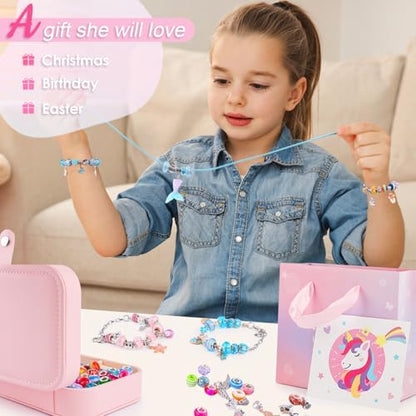 Sofier Jewelry Bracelet Making Kit for DIY Beads Charms Set Teen Gifts - Image 6