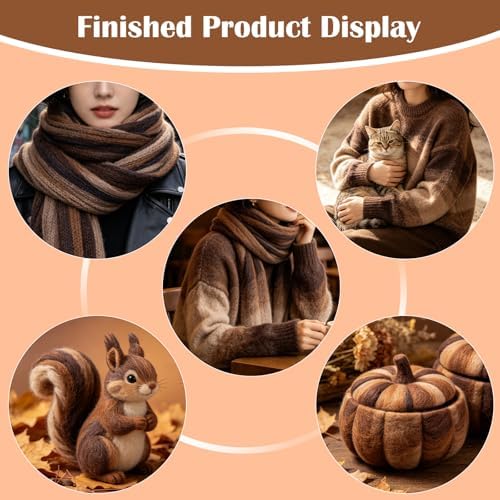 7.02 oz Colored Wool Roving Felting Wool Bulk Needle Felting - Image 5