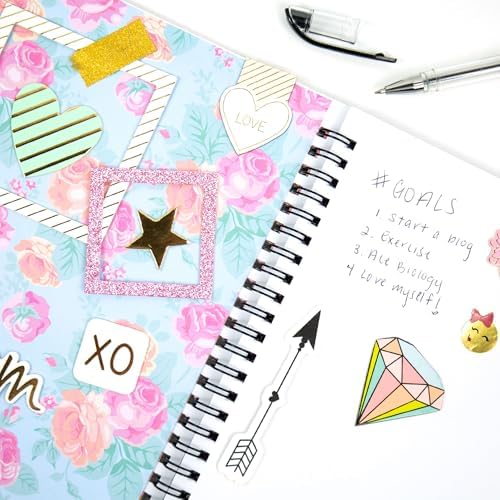 STMT D.I.Y.Journal Set, Stationary Kit with Notebook for Writing and Drawing, DIY for Girls Ages 8+, Dreamers Become Doers - Image 4