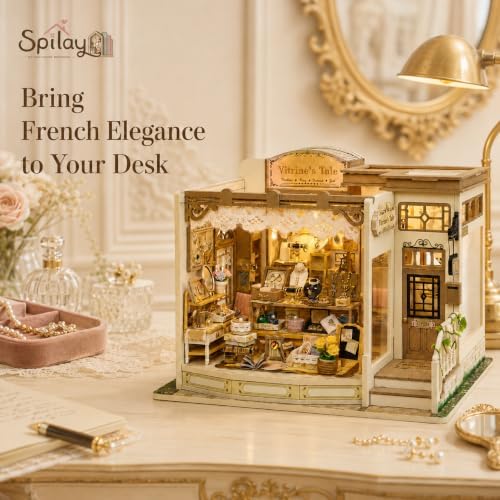 Spilay DIY Miniature House Kit for Adults, Miniature Dollhouse Kit - Image 4