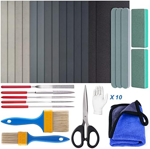 LET'S RESIN Resin Polishing Kit, 33-Piece Sanding and Finishing Tools by LETSRESIN
