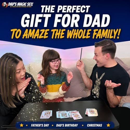 Dad’s Magic Set - 50 Awesome Magic Tricks for Dads to Amaze the Whole Family - Easy to Learn - Video Tutorials by a Pro Magician - Fun Gift for Dad or Grandpa for Father's Day, Birthdays, Christmas - Image 5
