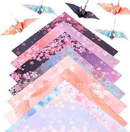 Origami Paper 180 Sheets 6 inches Square 8-12 Colors Differents Color on Both Sides Hand Crafts Origami Paper Arts Creativity - Image 3