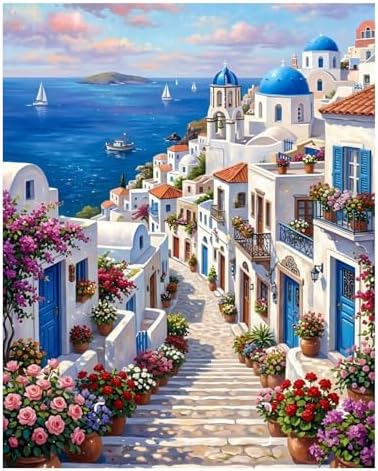 AUKELHJ Paint by Numbers Kit for Adults Beginner, Landscape, 16x20 inch by Unknown