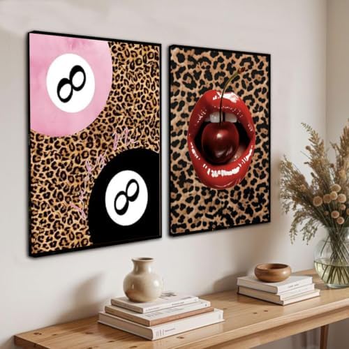 AIBOERL 4 Pack Paint by Numbers Kit for Adults Beginner,Leopard,12X16In - Image 7
