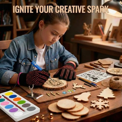 ACRSIKR Gifts for Adults, Wood Burning Kit Craft Gifts Ideas for Adults - Image 2