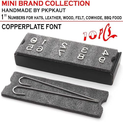 10Pcs 1" Custom Branding Iron for Wood, Leather Branding Stamp - Image 2