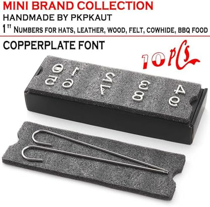 10Pcs 1" Custom Branding Iron for Wood, Leather Branding Stamp - Image 2
