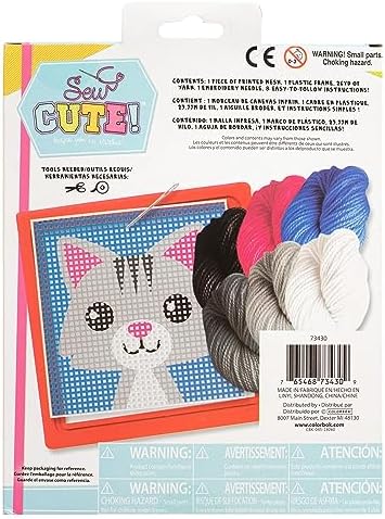 ColorBok 73430 Sew Cute Needlepoint Lola Cat - Image 2