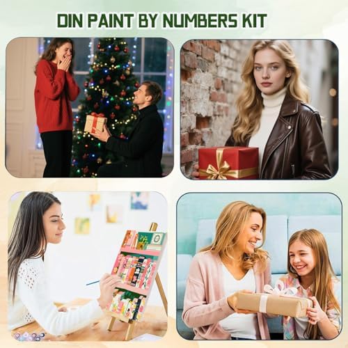 ICYANART Paint by Numbers for Adults Framed, Book Number Painting 8x12In - Image 6