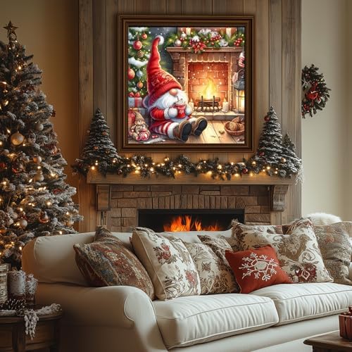 Christmas Paint by Number Kits for Adults, Paint by Numbers Kit for Adults - Image 2