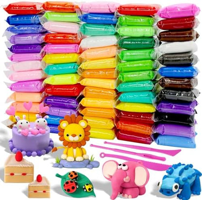 MuseLuxe Air Dry Clay - 64 Pack Modeling Clay Kit by Unknown