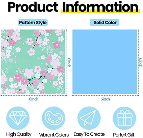 Lincia Origami Paper Kit 20 Colors 6 x 6 Inch for Adults Kids, 840 Sheets - Image 2