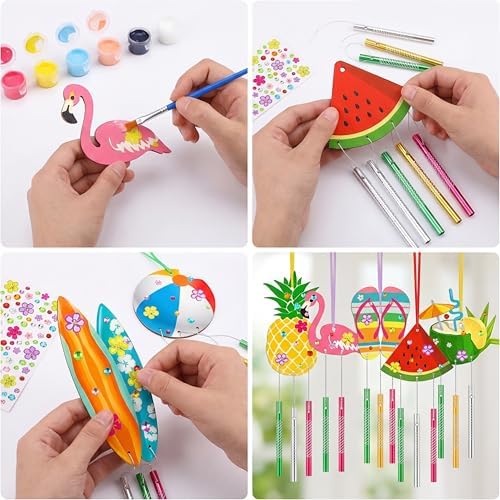 JellyArch Beach 30 Pack DIY Wind Chime Kit Art and Crafts - Image 6