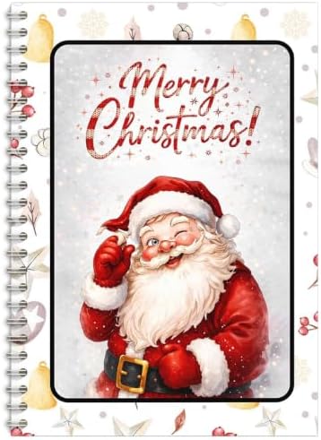 RHUTQP DIY Spiral Bound Christmas Gift Card Book, 5x7 Holiday Gift Booklet by Unknown