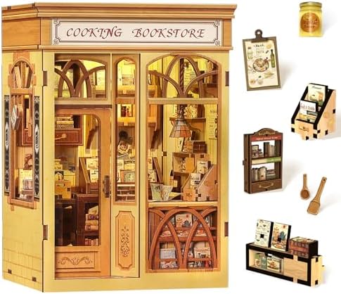 Fsolis Book Nook Kit - DIY Miniature House Kit by FsolisDIYDollhouse