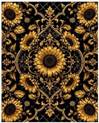 Bozfoxa Paint by Numbers Kit for Adults Beginner Golden Sunflower by Unknown