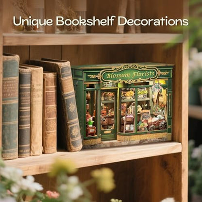 Fsolis Miniature House Book Nook Kit - Image 6