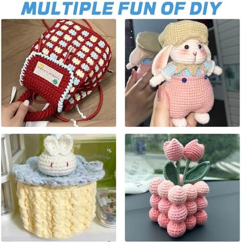 2 Pack Plush Chunky Chenille Yarn for Crocheting, Soft Fluffy Velvet Yarn for Crocheting Amigurumi, Fuzzy Baby Blanket Knitting 200g/262yds Bulky(2 Light Purple) - Image 7