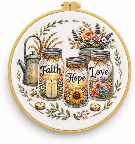 Inspirational Embroidery Kit for Beginners,Sewing Kit for Adults by Unknown