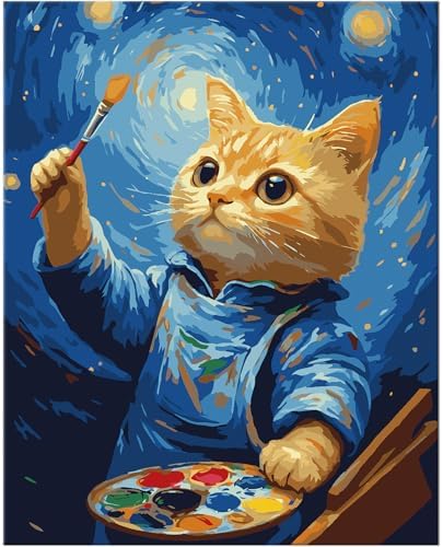NiArt Paint by Numbers Kit for Adults Beginners, Canvas 16x20 Unframed by NiArt