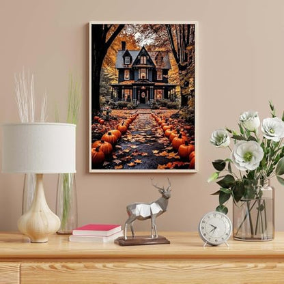 Landscape Paint by Number for Adults, Halloween Paint by Numbers for Adults - Image 6