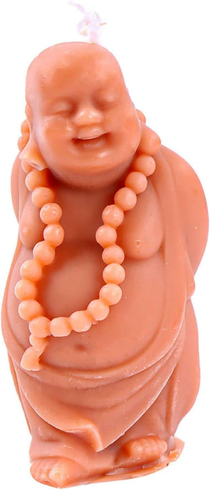 Grainrain 3D Buddha Silicone Candle Mold Decorated Pillar Candle Mould Handcrafted Silicone Molds for Candle Wax Resin Gyspum Crafts Making (SXY119)