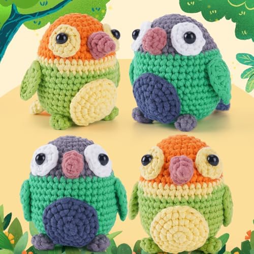 CrochetBox 2 Pack Love Birds Crochet Kit for Beginners, Adults and Teen - Image 2