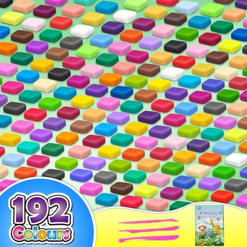 Air Dry Clay 192 Colors, Modeling Magic Clay Gift for Kids - Image 2