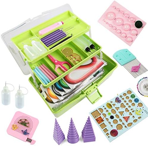 IMISNO Quilling Kit with Paper Crimper,Tools,Strips for Beginners Set by IMISNO