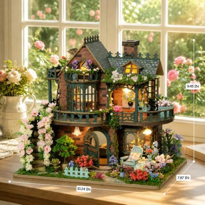 RHZN Miniature House Kit, Miniature Kit, Mini House Building Kit for Adults - Image 2
