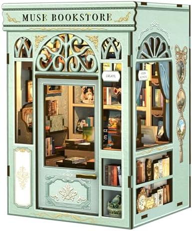 CUTEBEE Book Nook Kit for Adults, DIY Miniature House Kit, Mini House by CUTEBEE