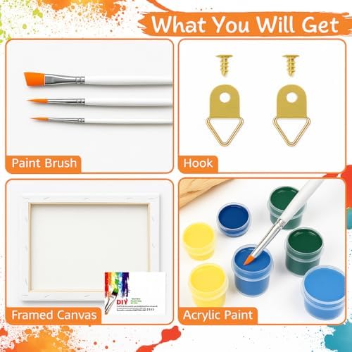 Sceorixa Bee Paint By Numbers Kit for Adults - DIY Bumblebee and Flowers Painting On Canvas, Acrylic Paint Set, Suitable for Beginners, Gift for Women Art for Home Decoration Or Gifts(16X20IN Framed) - Image 6