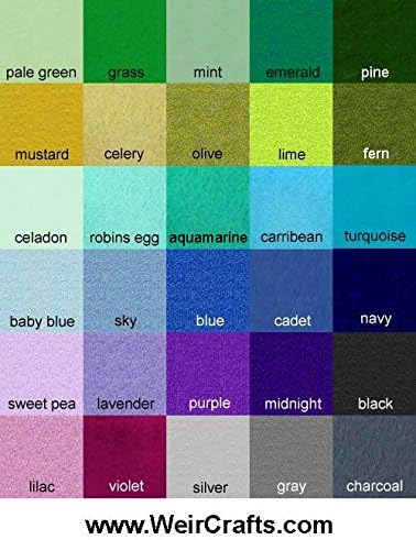 100% Merino Wool Craft Felt - 8” x 12” Sheet - Mint - Image 3