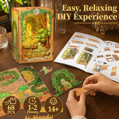 CUTEBEE The Little Prince Book Nook Kit DIY Miniature House - Image 4