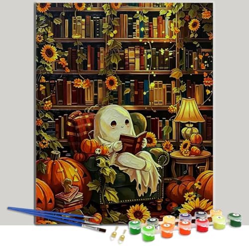 Pxzcrypha Halloween Paint by Number Kits for Adult Frameless 16X20inch by Unknown